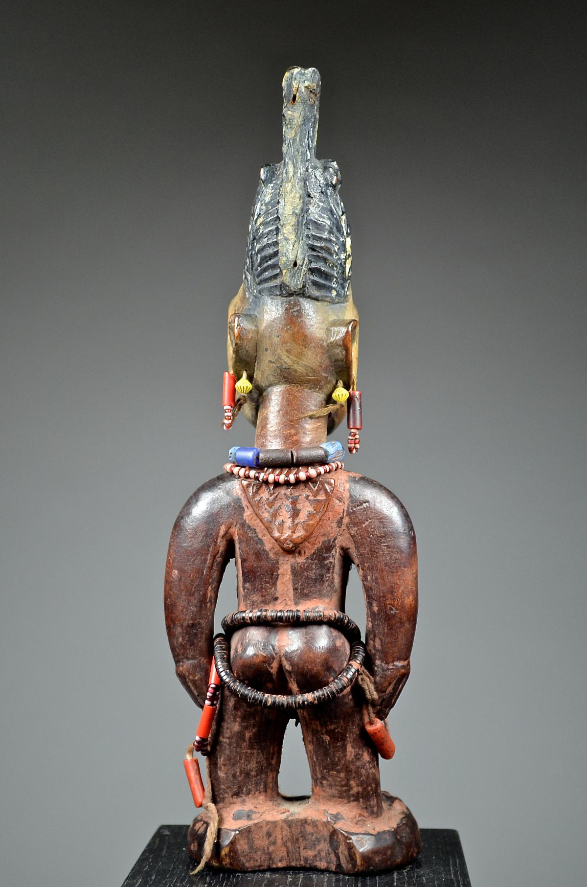 Yoruba figure Ere Ibeji wooden female memory twin, Nigeria, West - Ruby Lane