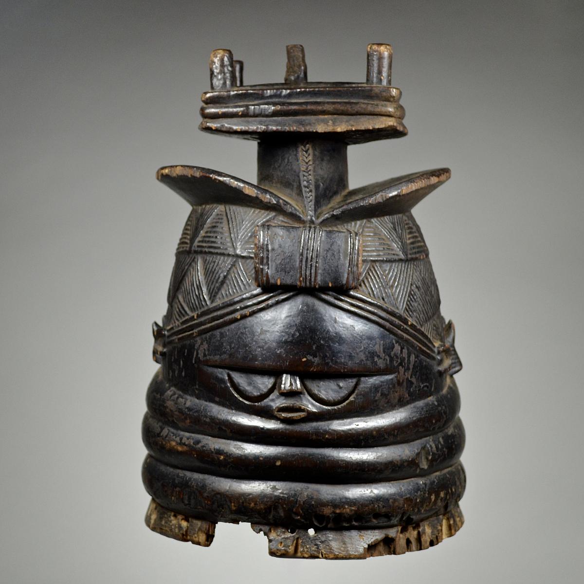 Sowei mask 'Bundu' of the Sande Society