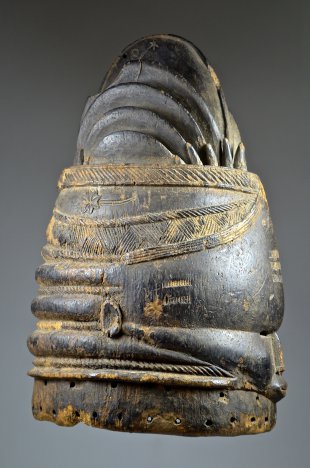 MENDE BUNDU 'SANDE SOCIETY' SOWEI MASK